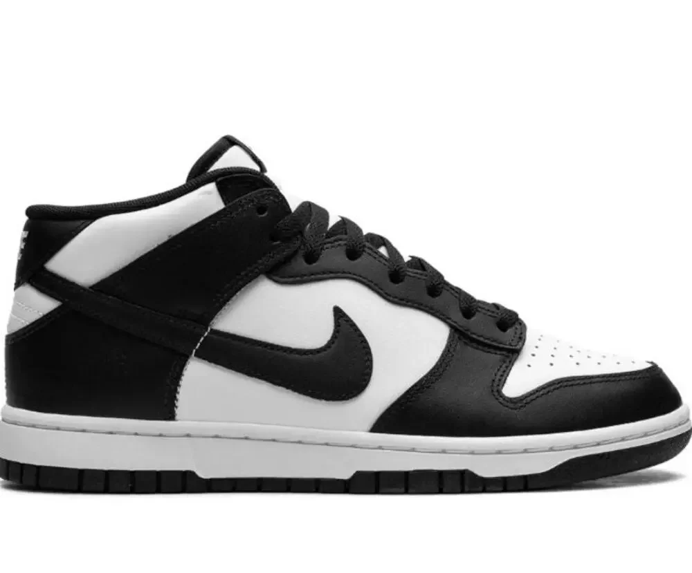 Nike Dunk High Panda Mens Black White Leather High Top Sneakers Size 8.5